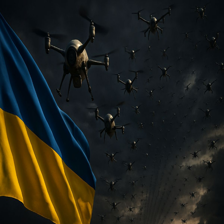 Ucrania adquiere un potente refuerzo militar: 33.000 drones equipados con inteligencia artificial preparados para la defensa aérea.