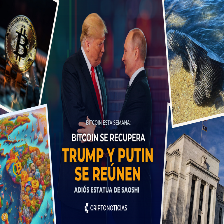 Bitcoin muestra recuperación y ahora aguarda reacciones ante declaraciones de Trump y Putin, según resumen de noticias.