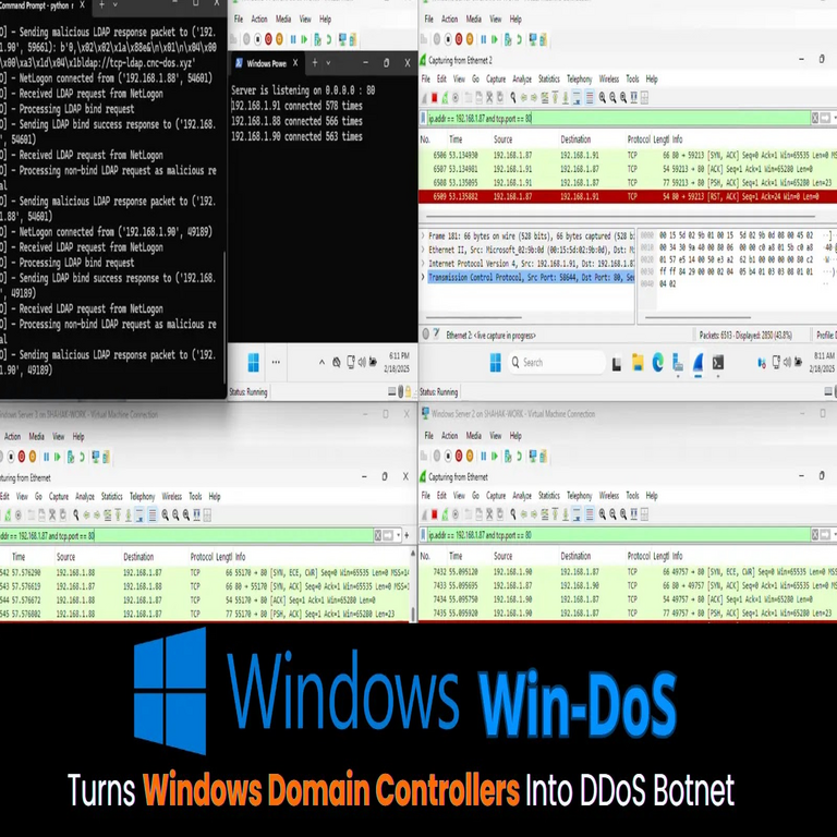 Nuevas vulnerabilidades ‘Win-DoS’ de tipo zero-click convierten servidores Windows, endpoints y controladores de dominio en botnets para ataques DDoS.