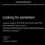 El grupo de ransomware MedusaLocker está buscando especialistas en pruebas de penetración.