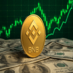 La criptomoneda de Binance experimenta un impulso alcista acercándose a su nivel récord histórico.