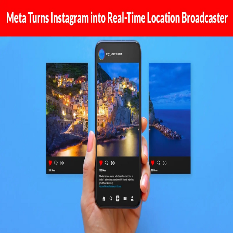 La nueva función de Meta convierte Instagram en un emisor de ubicación en tiempo real.