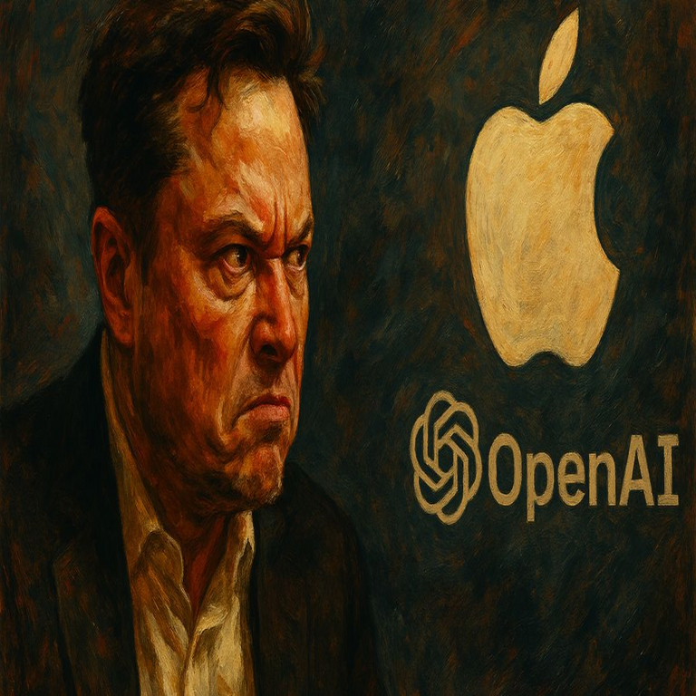 Elon Musk inicia conflicto con Apple debido a su trato preferencial hacia OpenAI en la App Store: anuncia medidas legales inmediatas.