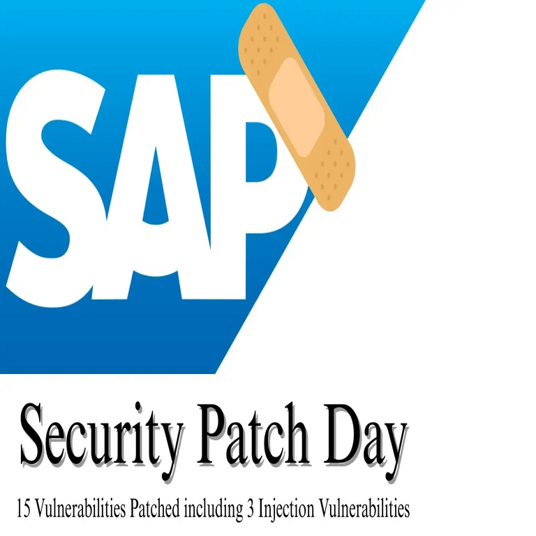 Día de Parches de Seguridad de SAP corrige 15 fallos, incluyendo 3 vulnerabilidades de inyección.