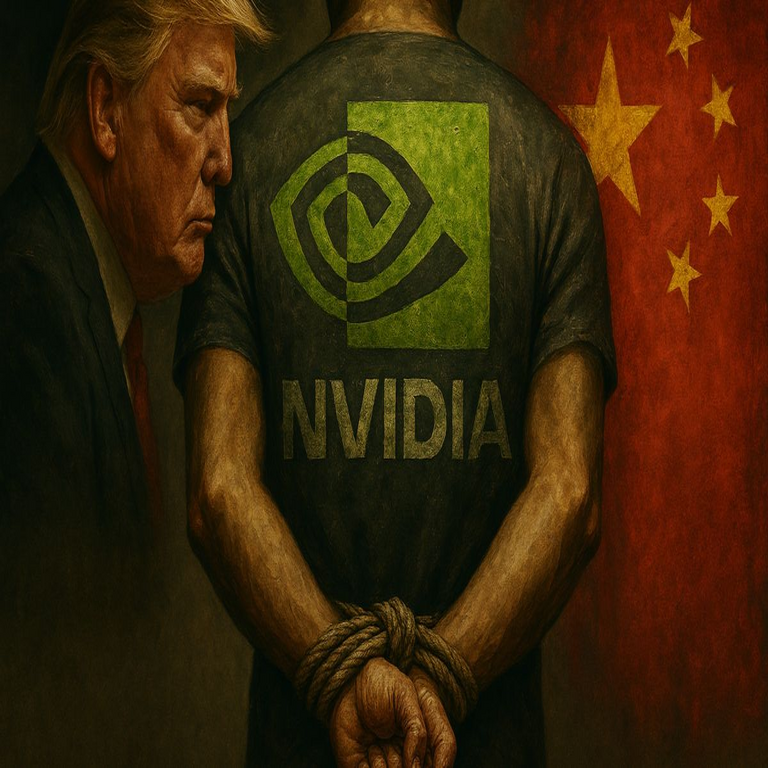 Nvidia, la compañía de mayor valor en el mercado global, se encuentra limitada y restringida en medio del conflicto comercial entre Trump y China.