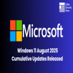 Microsoft publica actualizaciones acumulativas de Windows 11 (KB5063878, KB5063875) en agosto de 2025 con nuevas funcionalidades.