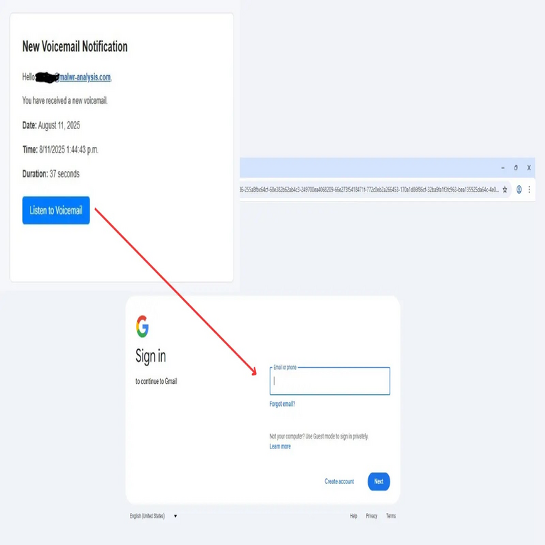 Nuevo ataque de phishing en Gmail con flujo de inicio de sesión manipulado para robar credenciales de acceso.