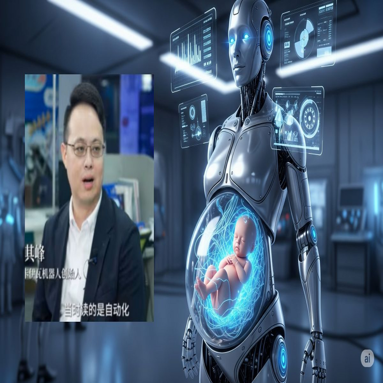 China presenta el primer robot humanoide gestante, con capacidad para desarrollar un embrión humano y realizar el proceso de parto.