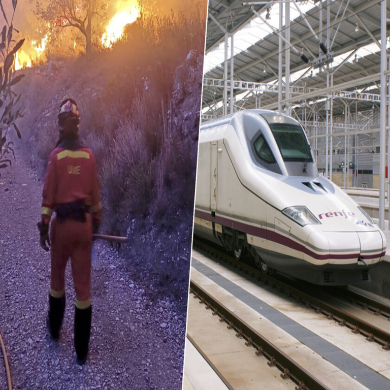 Los incendios de gran magnitud en Ourense, Zamora y León han interrumpido el servicio del AVE gallego, representando otro contratiempo en un año crítico para Renfe.