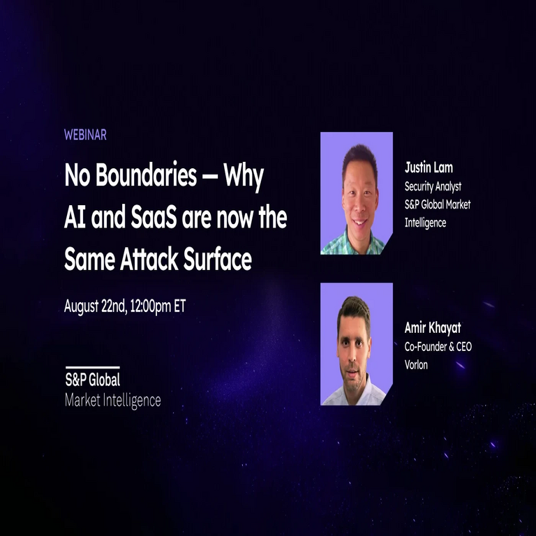 Webinar: Por qué la IA y el SaaS constituyen actualmente la misma superficie de ataque.