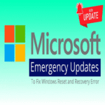 Microsoft distribuye un parche de emergencia para una vulnerabilidad en la función de restablecimiento y recuperación de Windows.