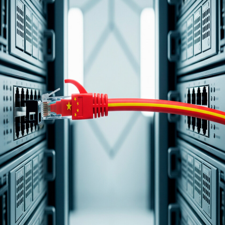 China permaneció aislada de una de las arterias clave de Internet durante una hora. No está claro si se trató de una prueba o de una falla.