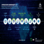 Operación Serengeti 2.0: INTERPOL detiene a 1.209 ciberdelincuentes en África e incauta 97 millones de dólares.