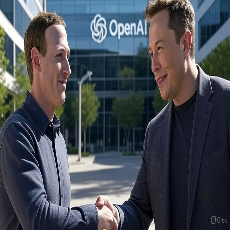 De acuerdo con sus representantes legales, Elon Musk se puso en contacto con Mark Zuckerberg para realizar una adquisición conjunta de OpenAI por un valor de 97 mil millones de dólares.
