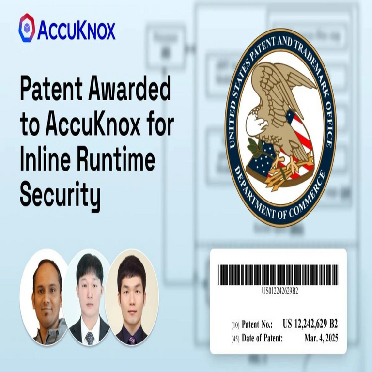 AccuKnox recibe la patente por seguridad en tiempo de ejecución para eventos del kernel.