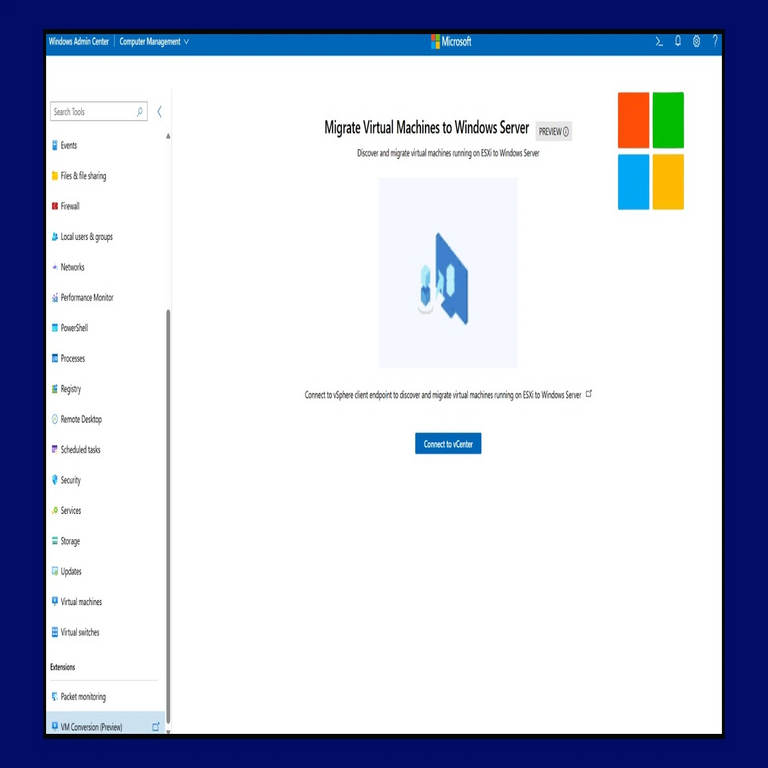 Microsoft presenta una nueva herramienta para migrar máquinas virtuales de VMware desde vCenter a Hyper-V.