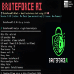Herramienta BruteForceAI detecta automáticamente páginas de inicio de sesión y ejecuta ataques de fuerza bruta inteligentes.