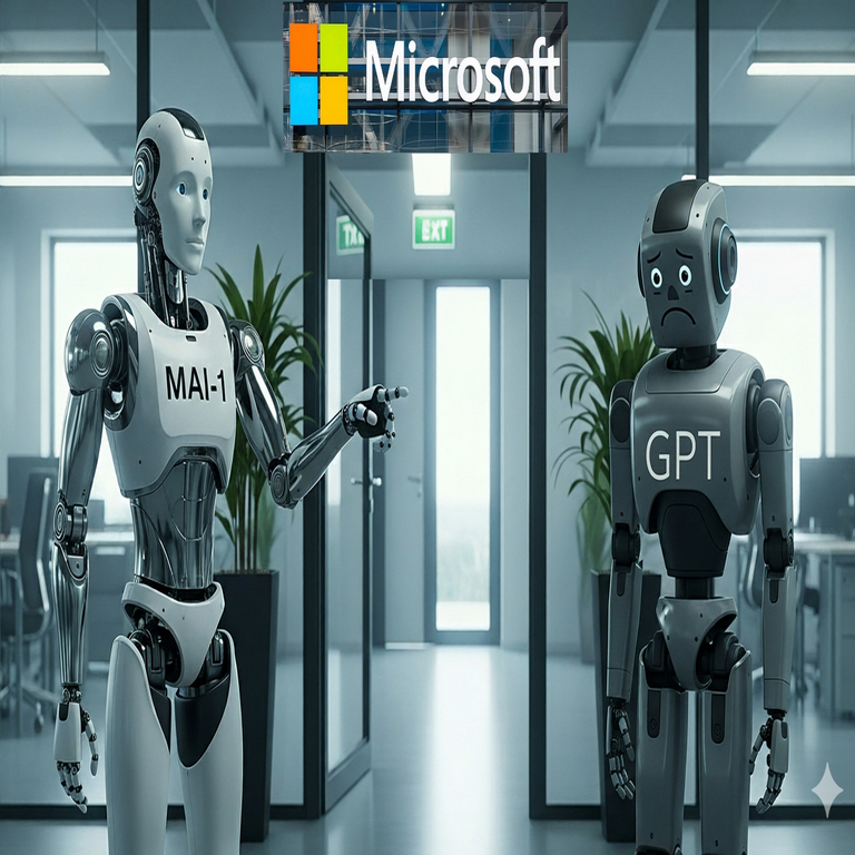 Microsoft introduce sus modelos de inteligencia artificial propios, MAI-1-preview y MAI-Voice-1, para competir con ChatGPT y reducir su dependencia de OpenAI.