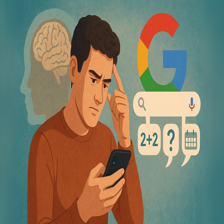 El significado psicológico subyacente en la consulta sistemática a Google para todo, incluso para aquello que es aparentemente obvio.