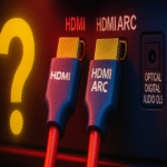 La distinción entre un puerto HDMI estándar y un puerto HDMI ARC.
