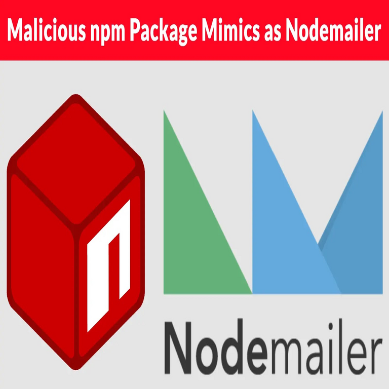 Paquete npm malicioso se hace pasar por el popular Nodemailer, que registra 3.9 millones de descargas semanales, para secuestrar transacciones de criptomonedas.