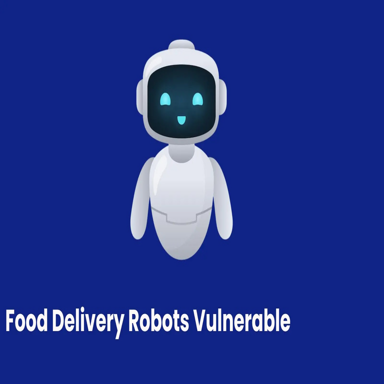 Los robots de reparto de alimentos son vulnerables a hackeos que redirigen pedidos.