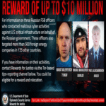 Estados Unidos ofrece recompensa de 10 millones de dólares por hackers del FSB que explotaron vulnerabilidad en Cisco para atacar infraestructura crítica.