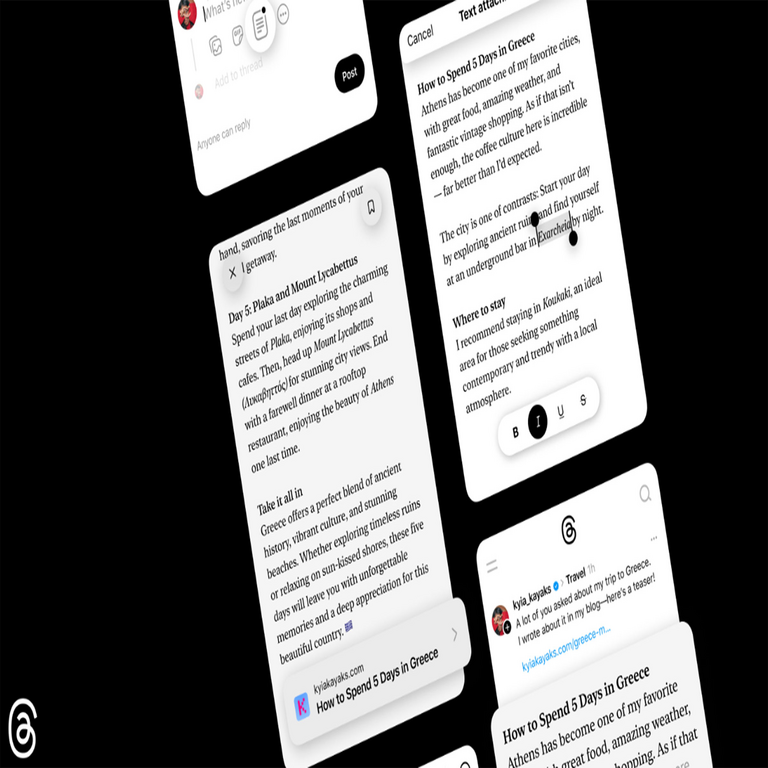 Threads desafía a X mediante la implementación de publicaciones de hasta 10.000 caracteres sin cargo, manteniendo un tono técnico y profesional.