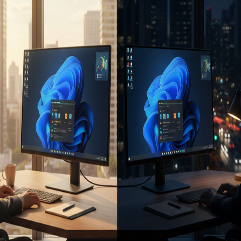 Windows 11 implementará la transición automática entre el modo claro y oscuro, aunque con una particularidad en su configuración.