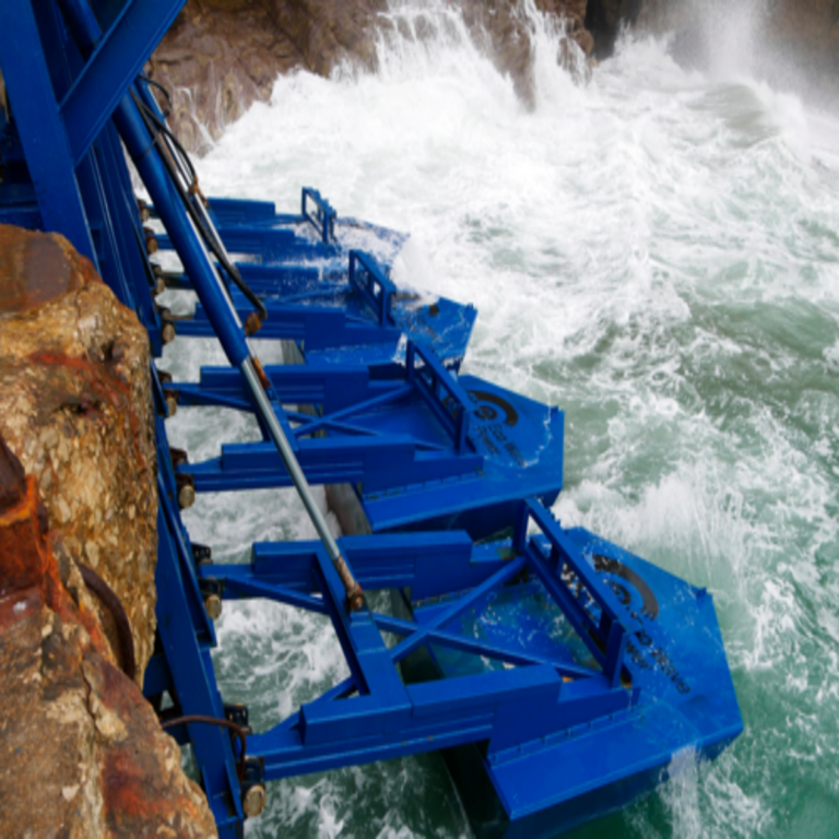 Un piano azul flotante en el Pacífico: la estrategia de Los Ángeles para transformar energía undimotriz en megavatios.