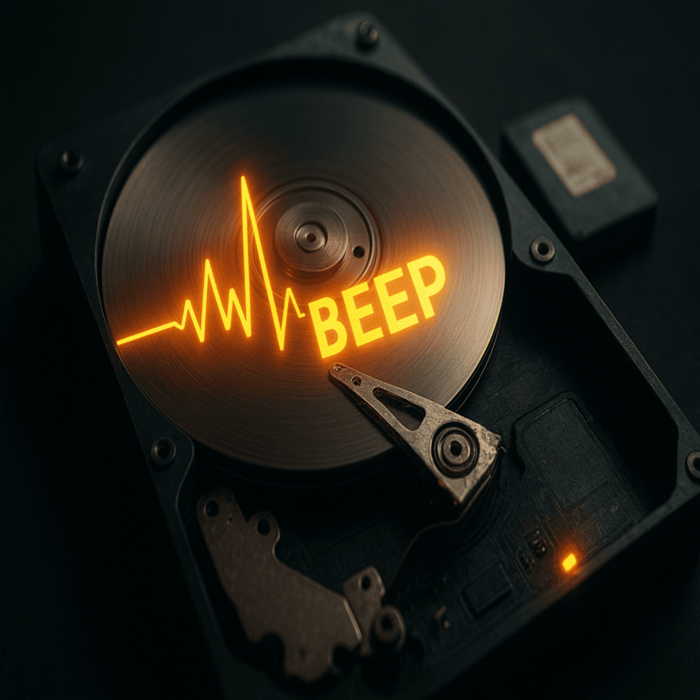 Por qué en 2025 seguimos escuchando el «bip» de los discos duros HDD.