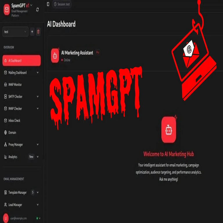 SpamGPT: Herramienta de Ataque por Correo Electrónico con Inteligencia Artificial Utilizada por Ciberdelincuentes para Campañas de Phishing Masivo.