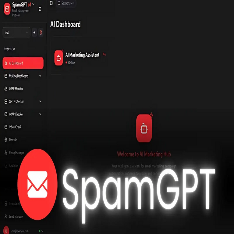 SpamGPT: Nueva herramienta de ataque por correo con IA que impulsa operaciones masivas de phishing.