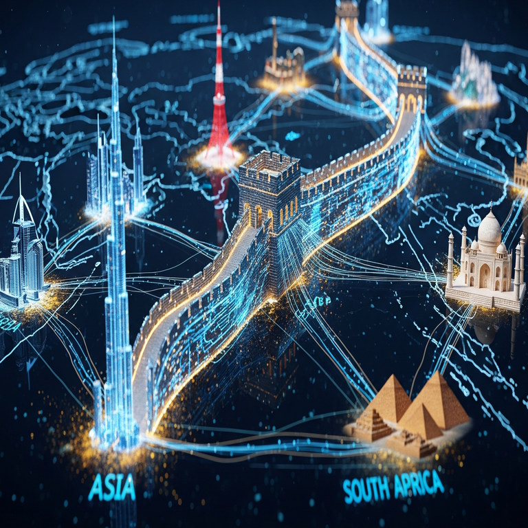 La Gran Muralla Digital china trasciende sus fronteras y podría expandirse a cuatro naciones adicionales.