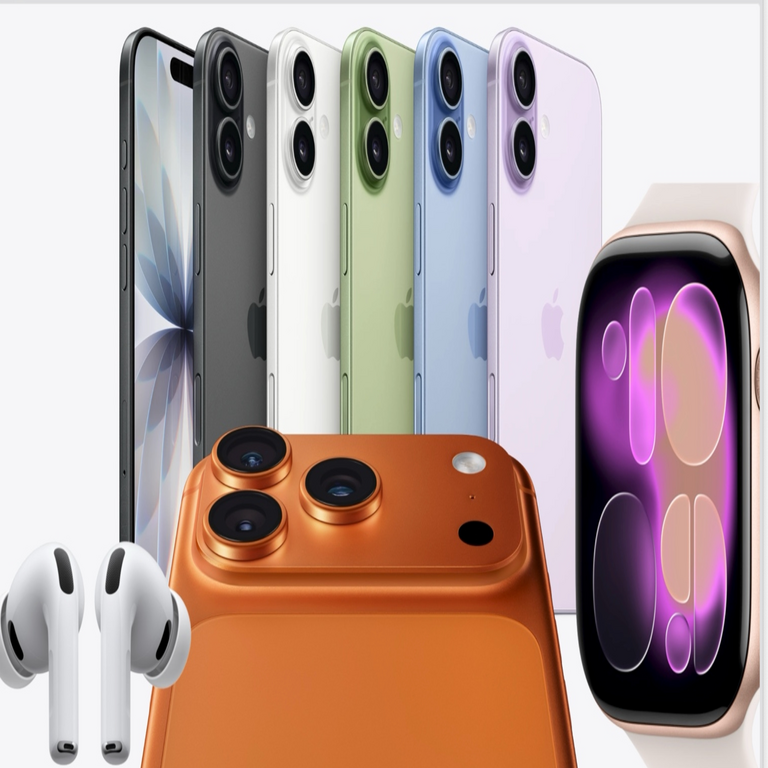 Precios y fechas de lanzamiento en España para los iPhone 17, Apple Watch Series 11, Apple Watch SE (3ª generación), Apple Watch Ultra 3 y AirPods Pro (3ª generación).