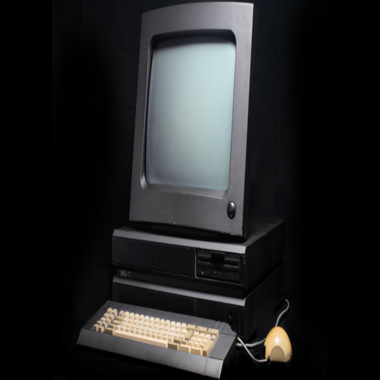 Whitechapel MG1: una computadora poco común con interfaz gráfica de usuario, procedente de la obra ‘Guía del autoestopista galáctico’.