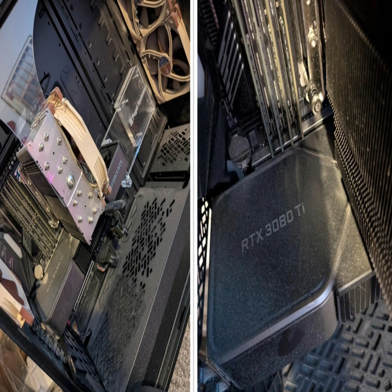 Paga 23 dólares por la torre de un equipo y en su interior descubre una unidad con una CPU de 24 núcleos y una RTX 3080 Ti.