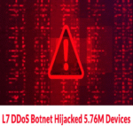 Botnet de Capa 7 para DDoS secuestró 5.76 millones de dispositivos para lanzar ataques masivos.