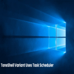 Nueva variante de ToneShell utiliza el servicio COM del Programador de tareas para mantener persistencia.