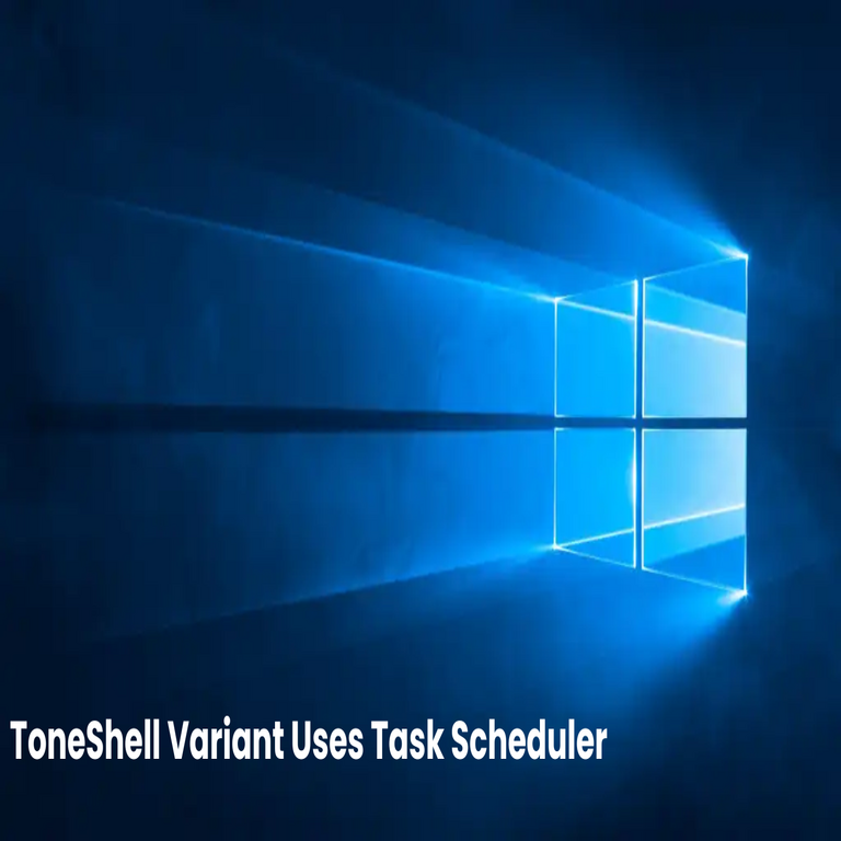 Nueva variante de ToneShell utiliza el servicio COM del Programador de tareas para mantener persistencia.
