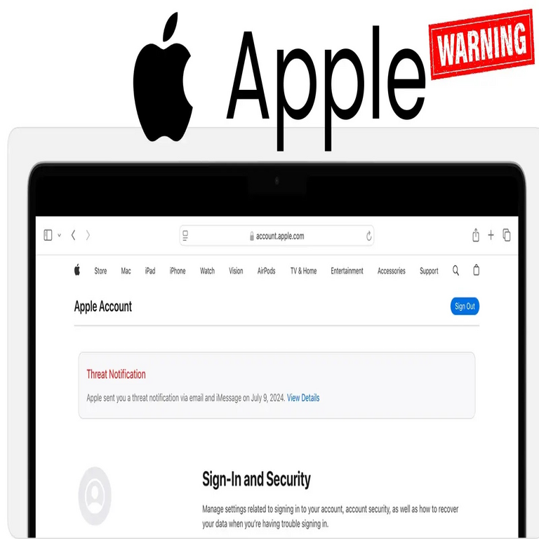 Apple alerta sobre ataques de spyware mercenario dirigidos a dispositivos de usuarios.