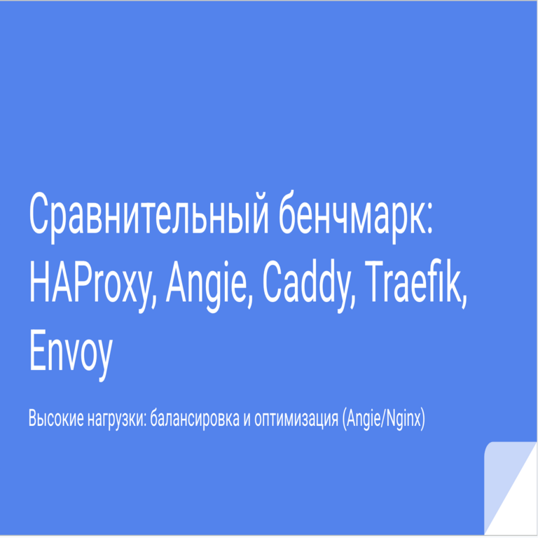 Una nueva evaluación comparativa de servidores web: Angie, HAProxy, Envoy, Caddy y Traefik por Devhands.
