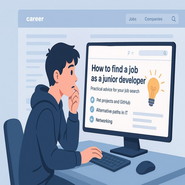 Cómo conseguir empleo como desarrollador junior en 2025.
