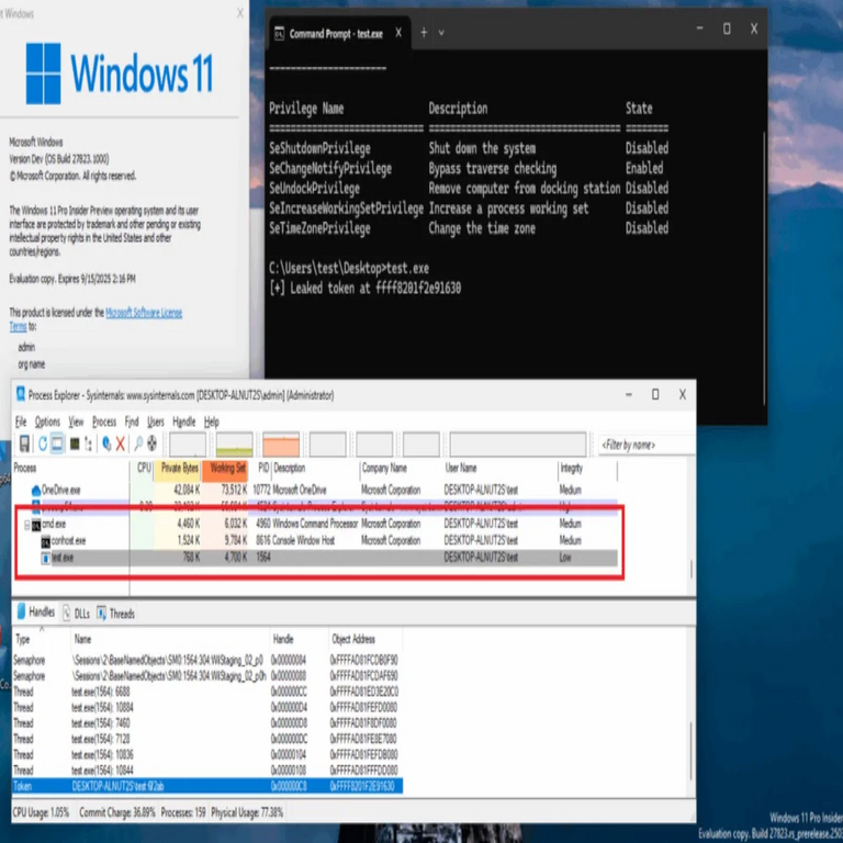 El parche de Microsoft para una vulnerabilidad antigua revela una nueva filtración de direcciones del kernel en Windows 11/Server 2022 24H2.