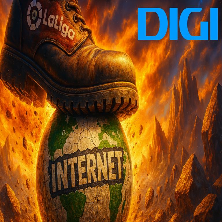 DIGI, primera operadora afectada por las restricciones de LaLiga contra las IPTV: “Compromete el prestigio y la reputación del sector”.