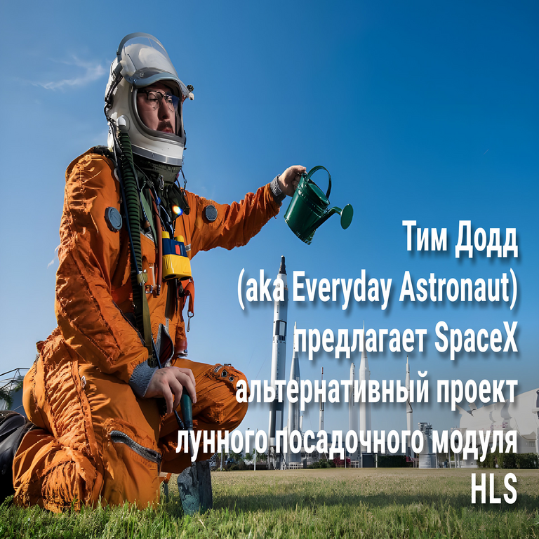 Tim Dodd (también conocido como Everyday Astronaut) propone un diseño alternativo de módulo de aterrizaje lunar para SpaceX.