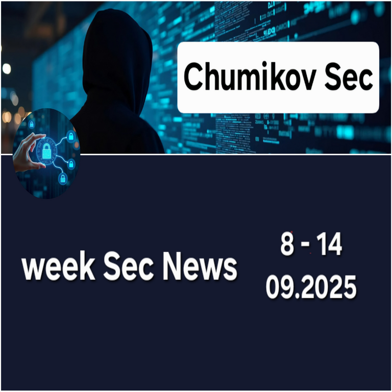 Resumen de noticias de ciberseguridad correspondiente a la semana del 8 al 14 de septiembre de 2025.