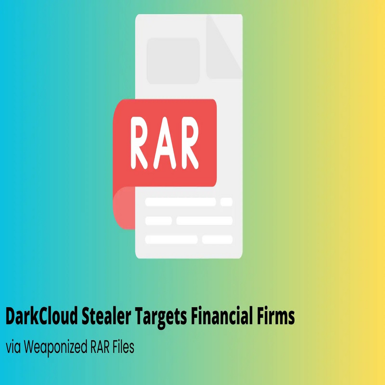 DarkCloud Stealer ataca a instituciones financieras mediante archivos RAR manipulados.