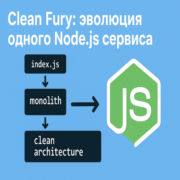 Clean Fury: evolución de un servicio en Node.js.